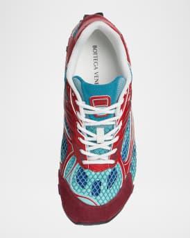 Orbit Technical Fishnet Low-Top Sneakers