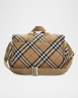 Check-Print Diaper Bag