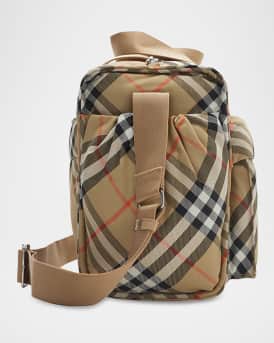 Check-Print Diaper Bag