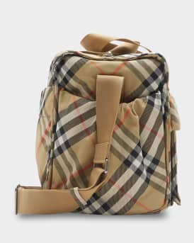 Check-Print Diaper Bag