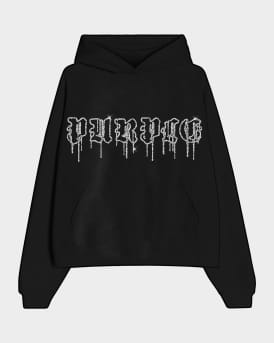 Men's Heavyweight Fleece Rhinestone Hoodie