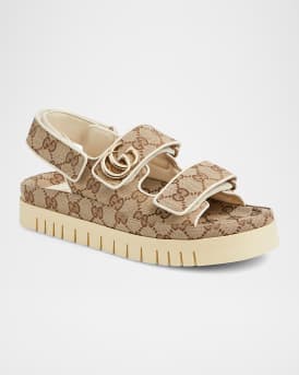 Marmont GG Double Strap Sandals