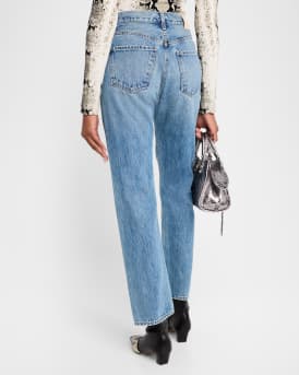 Blaine High-Rise Straight Ankle Jeans