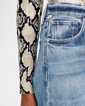 Blaine High-Rise Straight Ankle Jeans