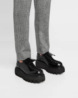 Men's Sofa Lug Sole Lace-Up Loafers