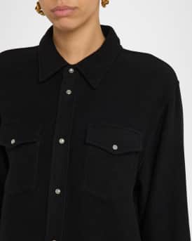 2-Pocket Cashmere Sunstone-Snap Shirt
