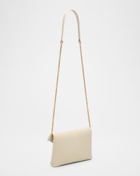 Cassandre Small YSL Pouch on Chain in Calfskin 