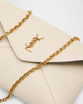 Cassandre Small YSL Pouch on Chain in Calfskin 