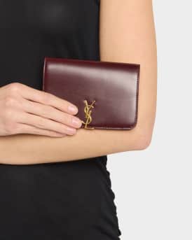 YSL Passport Holder in Calfskin