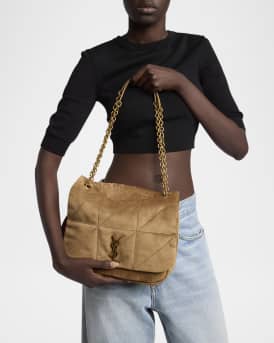 Jamie 4.3 Medium Quilted Suede Shoulder Bag