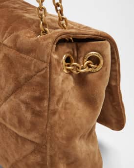 Jamie 4.3 Medium Quilted Suede Shoulder Bag