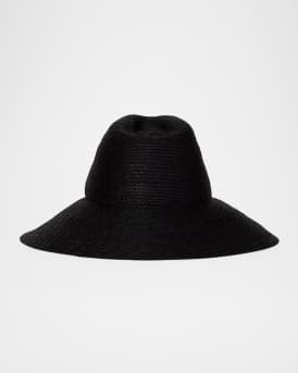 Colette Wide-Brim Raffia Hat 