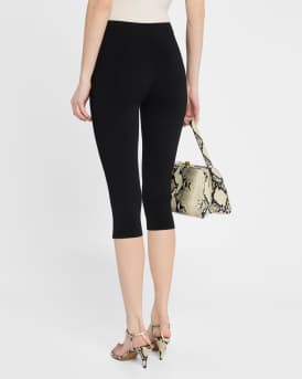 Compact Knit Capri Trousers