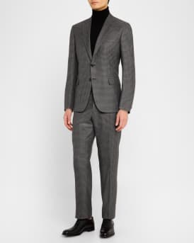 Men's Wool Check Suit