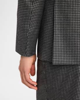 Men's Wool Check Suit
