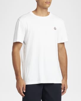 Men's 3-Pack Logo Patch Cotton T-Shirts