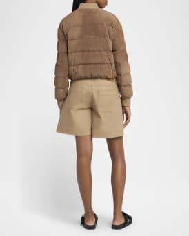 Pollet Suede Bomber Jacket