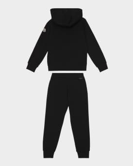 Boy's Logo Sweatshirt and Joggers Set, Size 4-6