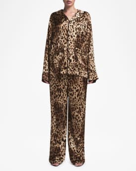 Silk Long-Sleeve Sleep Set