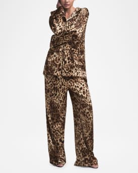 Silk Long-Sleeve Sleep Set