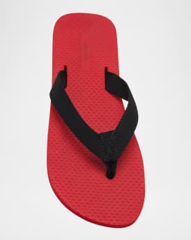 Dune Cotton Flat Thong Sandals