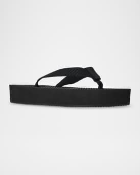 Dune Cotton Flatform Thong Sandals