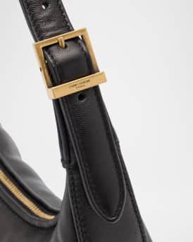 Calypso Mini YSL Shoulder Bag in Plunged Lambskin 