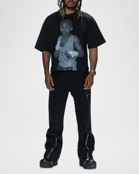 x DDG Men's Austin Portrait-Print T-Shirt