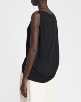 Peplo Cutout Asymmetric Tank Top