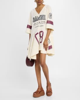 Oversized Jersey Mini Dress 