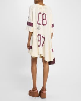Oversized Jersey Mini Dress 