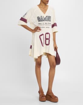 Oversized Jersey Mini Dress 