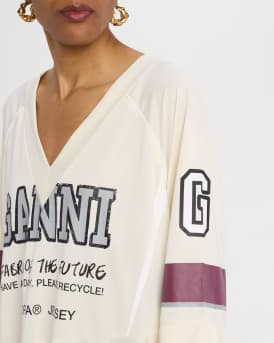 Oversized Jersey Mini Dress 
