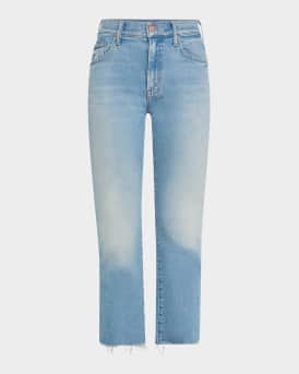 The Insider Crop Step Hem Frayed Jeans