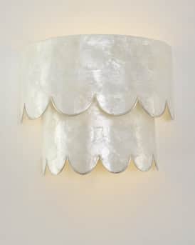 Scalloped Sconce