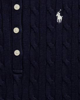 Girl's Cable Knit Sweater Dress, Size S-XL