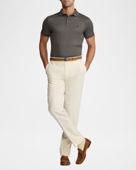 Men's Custom Slim-Fit Pique Polo Shirt