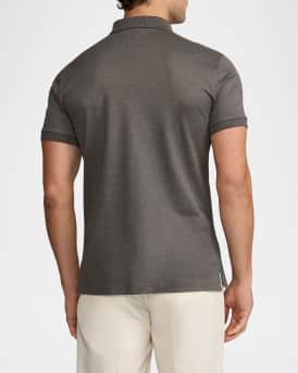 Men's Custom Slim-Fit Pique Polo Shirt
