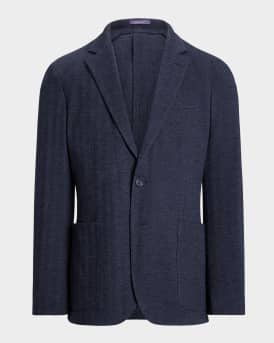 Men's Hadley Hand-Tailored Herringbone Jacket