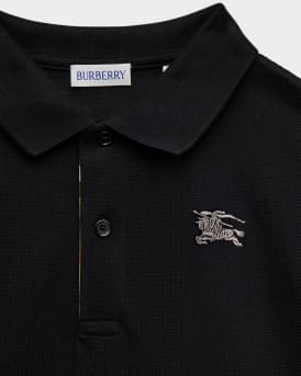  Boy's Johane Cotton Pique EKD Polo Shirt, Size 3-14