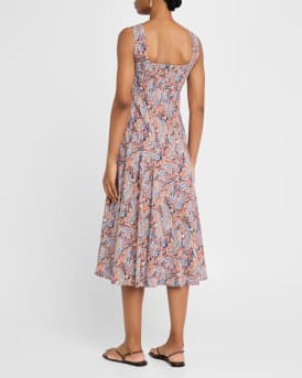 Jolie Fit-And-Flare Midi Dress