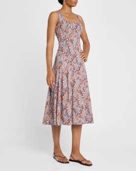 Jolie Fit-And-Flare Midi Dress
