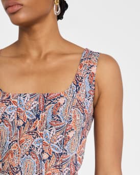 Jolie Fit-And-Flare Midi Dress