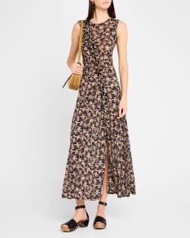 Elise Sleeveless Midi Dress