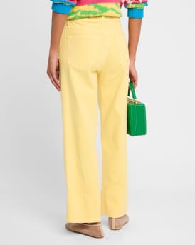 The Maven Wide Hem Ankle Jeans