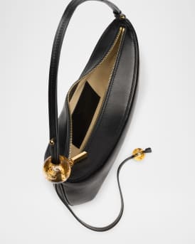 Le Grand Bisou Perle Leather Shoulder Bag