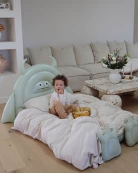 Kid's Monster Inflatable Sleepover Bed