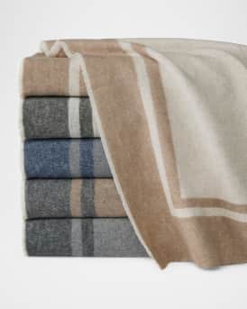 Viletta Cashmere-Blend Throw, 51" x 77"