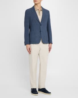 Men's Hanry Houndstooth Plaid Sport Coat