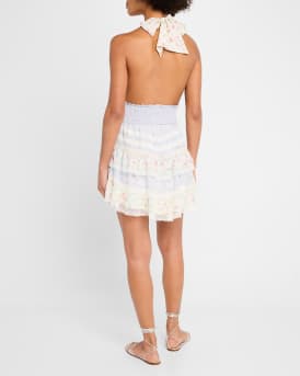 Prim Halter Mini Dress